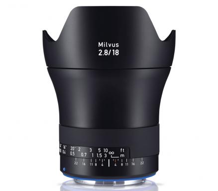 Объектив Zeiss (Milvus 2.8/18 ZE для Canon EF (18mm f/2.8))