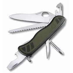 Нож перочинный Victorinox Military 0.8461.MWCH c фиксатором лезвия 10 функций зеленый - Victorinox