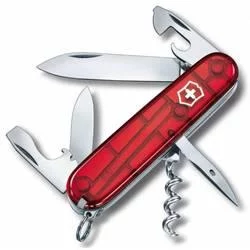 Нож перочинный Victorinox Spartan 1.3603.T 91мм 12 функций полупрозрачный красный - Victorinox