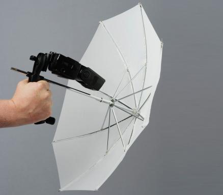 Держатель Lastolite (Brolly Grip для вспышки, рукоять + просветной зонтик 50 см)
